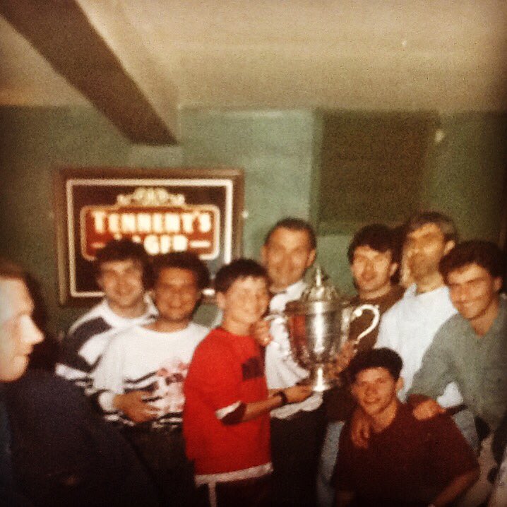 Throwback to 1991 when we had the victorious Galway United FAI Cup winning team in the snug for some celebratory drinks! Great times! #ThrowbackThursday #taaffesforthecraic #LatinQuarterGalway #galwayunited #faicup #galway