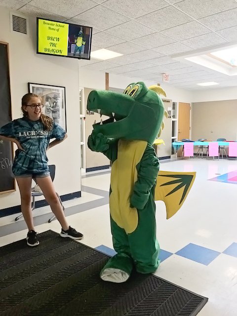 The Summer Learning Open House was held this week at Brewster Elementary, and Drew the Dragon made a surprise visit!  Families can access all of our summer learning adventures on the RSD13 website at rsd13ct.org.