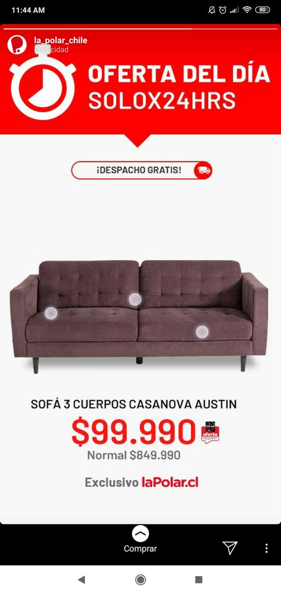 mentedetestable's tweet photo. @SERNAC quien regula esto? Hay alguna manera de poder denunciar a @lapolarchile por publicidad engañosa ? Encuentro que es un juego muy sucio hacia la gente que no se informa realmente de los precios (para que hablar de @CyberDaysChile que lo hace constantemente) https://t.co/Bo8NZjI80P