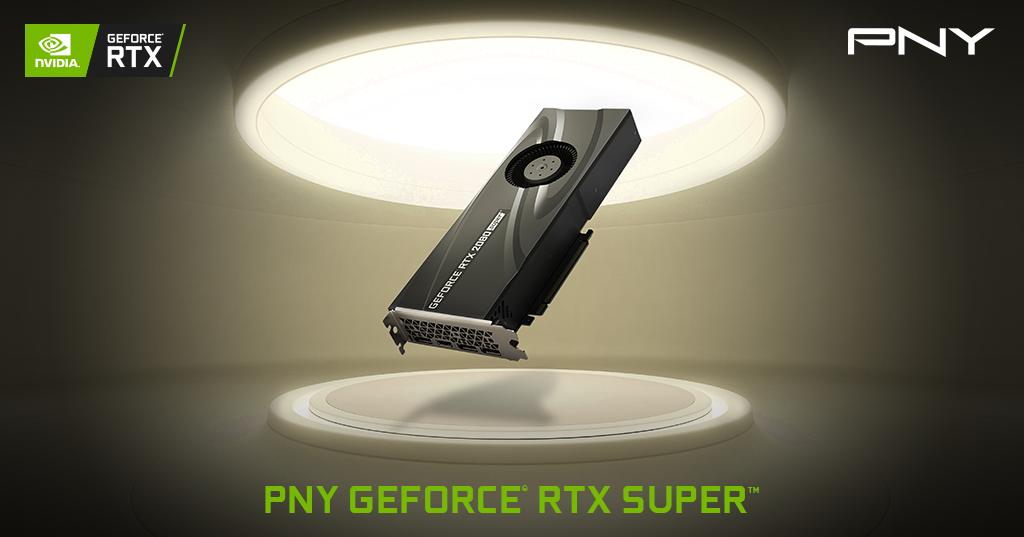 PNY_Pro's tweet photo. Introducing the GeForce RTX SUPER Series. Best in class performance just got even better. Get SUPER powers with @NVIDIAGeForce #RTX SUPER series graphics cards. Learn More → https://t.co/vGOhYXLlPl #nvidiasuper #RTXsuper #geforcertx #nvidia https://t.co/AHBePL9C9z