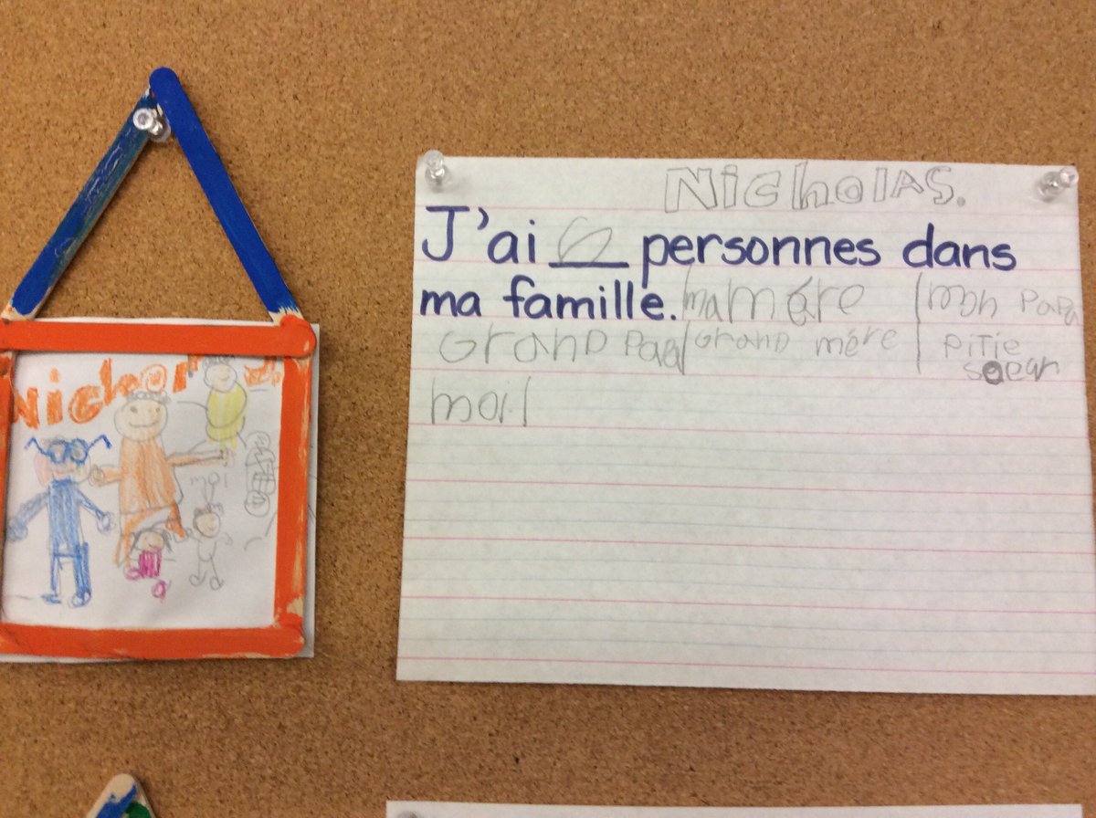 When thinking about "community" what better place to start than family - French Kindergarten students <a href="/brimwood_tdsb/">Brimwood Boulevard</a> share about "Ma famille" #tdsbsummerschool