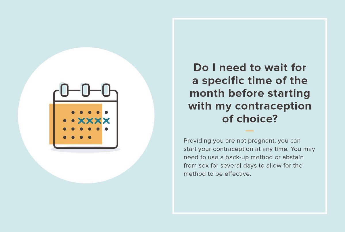 WHO's tweet photo. Q: Do I need to wait for a specific time of the month before starting with my #contraception of choice?
A:  https://t.co/A86iY9dopq

#WorldPopulationDay #FamilyPlanning https://t.co/mDUUV7cQOi