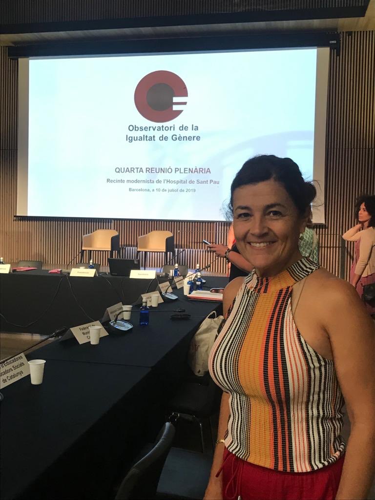 PscGelida's tweet photo. La Regidora del PSC de Gelida Marian Miró assisteix com a representant de la Federació de Municipis de Catalunya, al 4art Plenari de L’Observatori de la Igualtat de Gènere , convocat per l’Institut Català de les Dones. #pscgelida #socialistes https://t.co/OmALZM7LkS