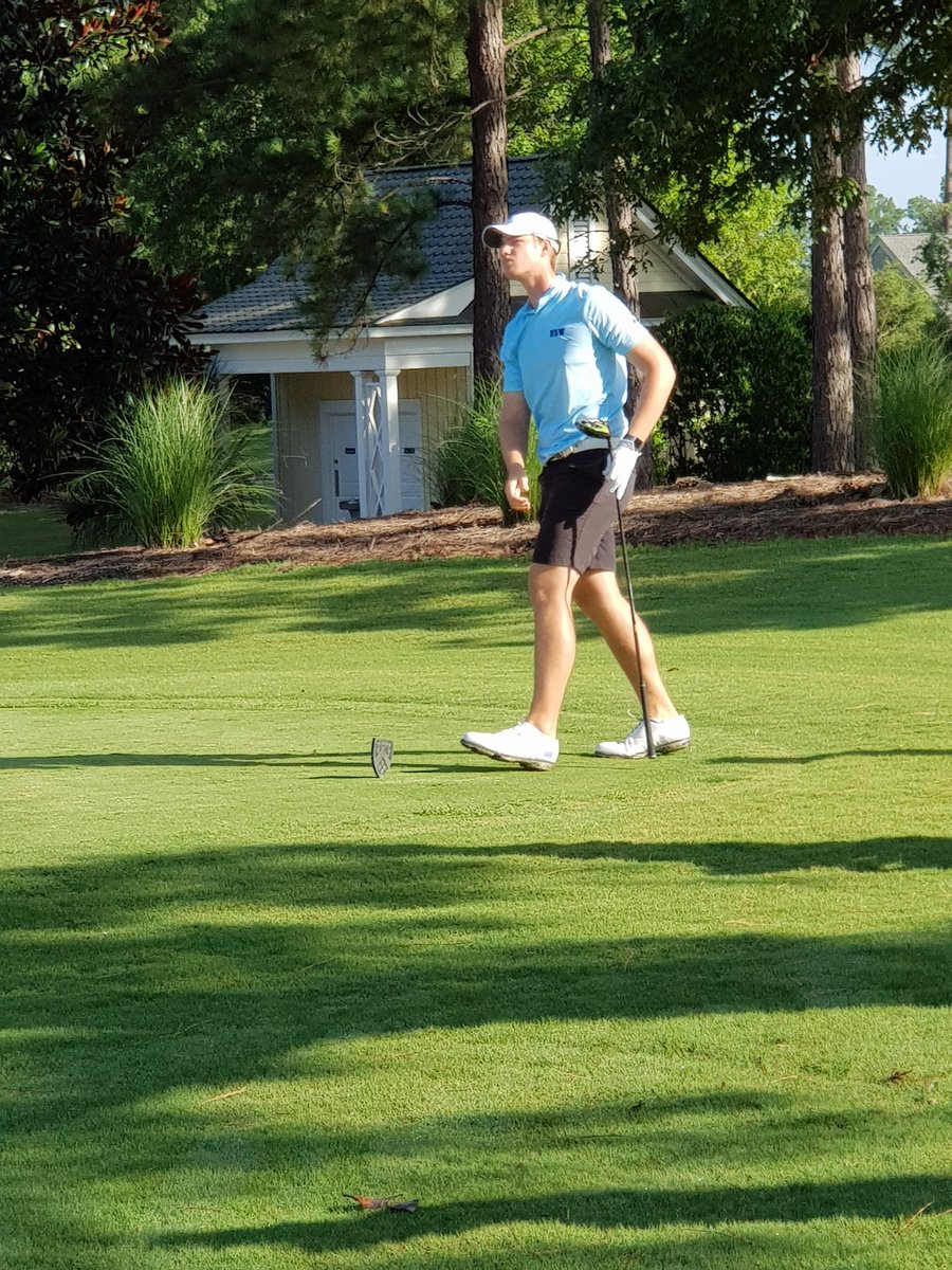 KhanPullen's tweet photo. @GolfNSW High Performance Squad Members Nathan Barbieri, Blake Windred, Josh Armstrong and Jordie Garner are into the first round of The Players Am. #playersam https://t.co/6NLlVG2DFh