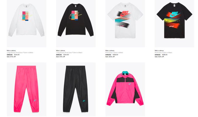 AD: EXTRA 15% OFF Atmos x Nike apparels 