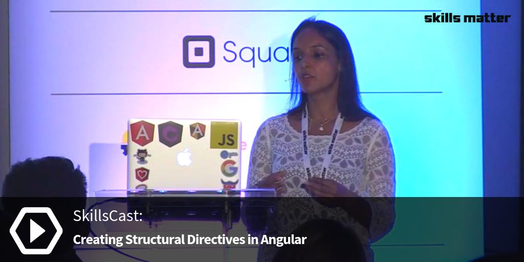 skillsmatter's tweet image. NEW #FullStackCon 2019 #SkillsCast: Explore methods in creating your own #structuraldirectives in #Angular with #frontend developer @ashnita0 🔎 
Check out the video here - bit.ly/2LPoP1c