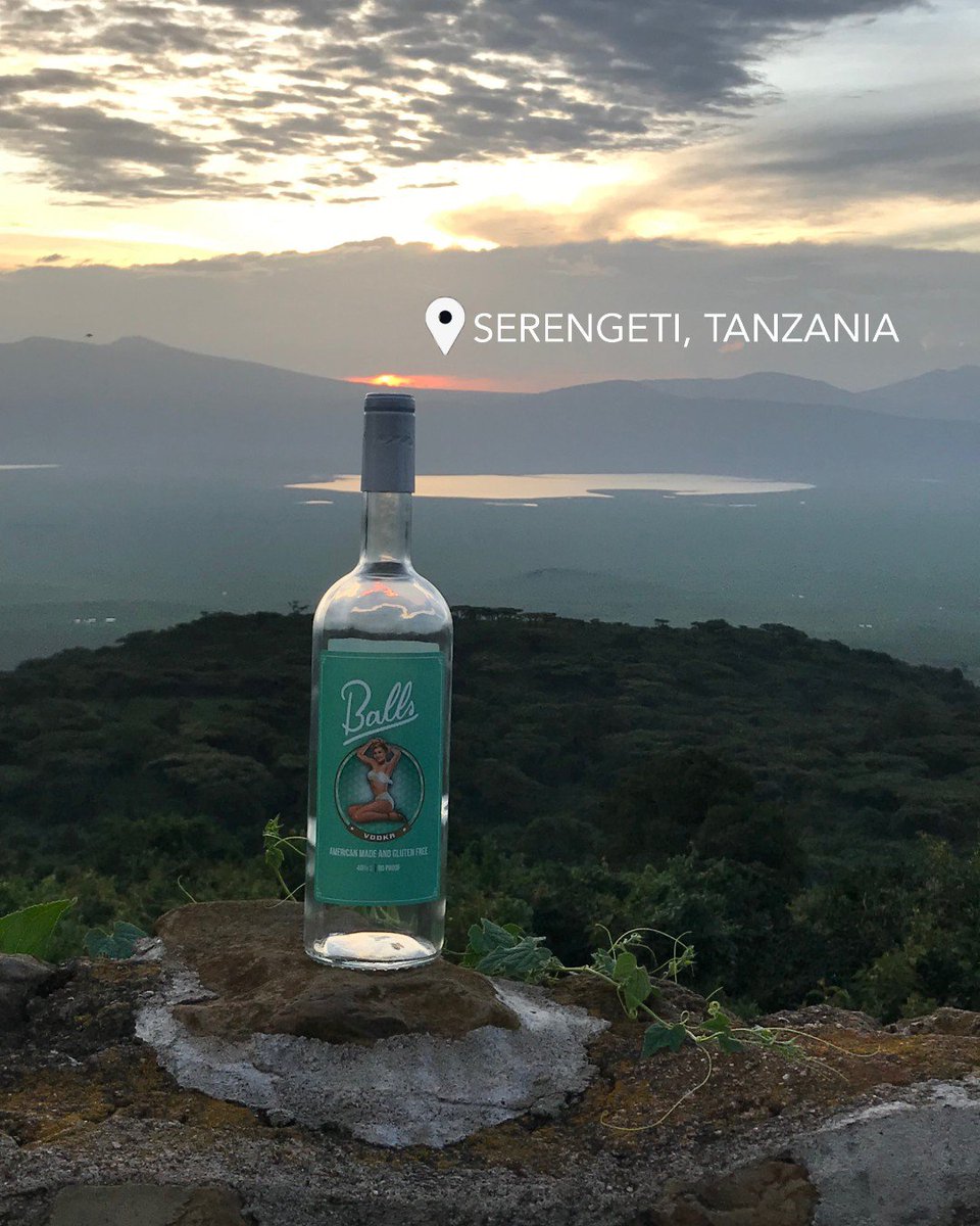 BallsVodka's tweet photo. The sun setting on the Serengeti through the lens of @BallsVodka. Breath in, Breath out, Balls Vodka.

#Serengeti #SunSet #Sunsettingaroundtheworld #ballsvodkaaroundtheworld #Vegan #Glutenfree https://t.co/I44U7GIZed
