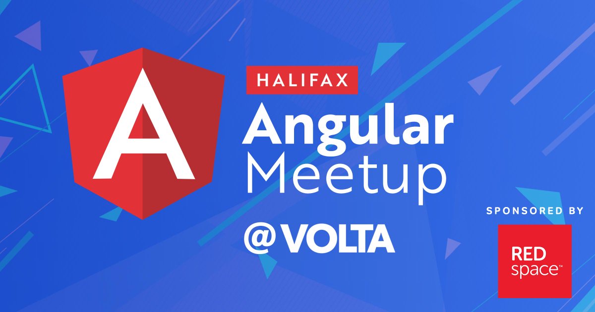 theredspace's tweet photo. Still time to register for next Tuesday’s Angular Meetup at @voltaeffect. It’s going to be a night you won’t want to miss! 👉👉 https://t.co/LqK9u1oK5v #ngmeetup #techmeetup #halifax #angular #javascript https://t.co/yuesBHWl1Z