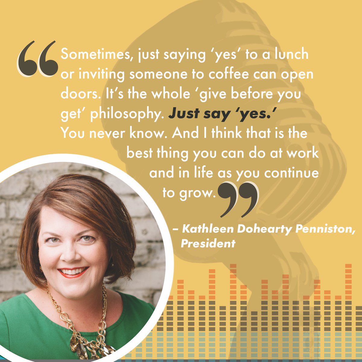 BraniganComm's tweet photo. Listen to Kathleen, Ashley and Grace discuss pushing comfort zones, discovering your passion and building relationships on the latest episode of The Branigan Communications Podcast.
https://t.co/vmJHoMi3um

#pragency #podcast #PublicRelations https://t.co/FQx90bDgRp