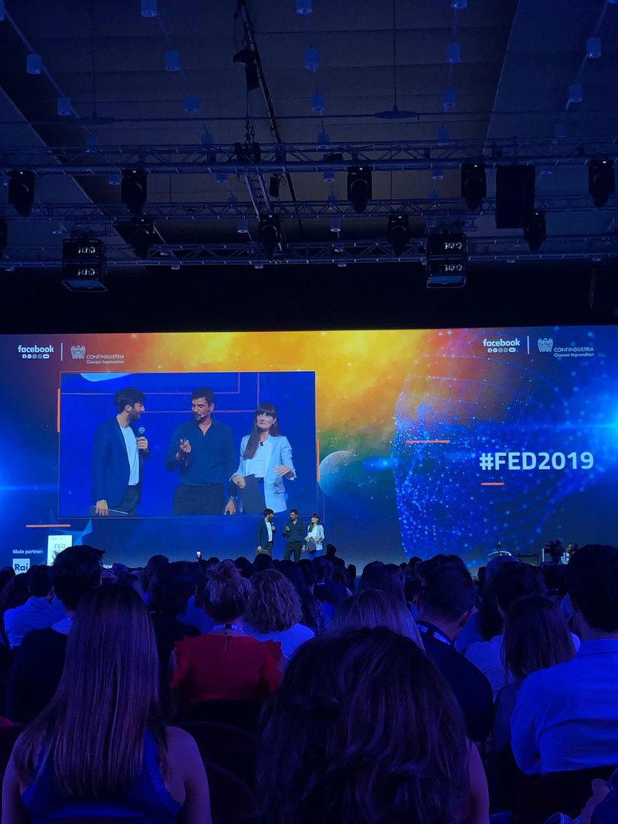 Publifarm's tweet photo. Be the change: at #FED2019, the 4th edition of the Digital Economy Forum conceived and realized by @Facebook Italia and Giovani Imprenditori @Confindustria, talking about social, economic and technological transformation! How could we miss it? #bethechange #bebrave https://t.co/tRsiIFwnlD