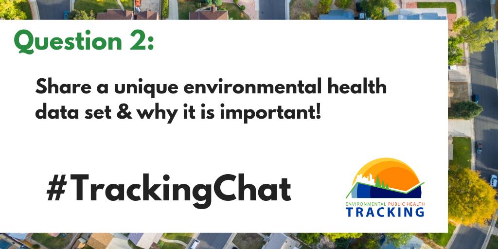 CDC_EPHTracking's tweet photo. Q2: CDC funds 26 state and local Tracking Programs that have unique environmental health data sets, like dog bites and tick-borne disease! Share a unique environmental health data set & why it is important. #TrackingChat https://t.co/u50Y5zq4Oi