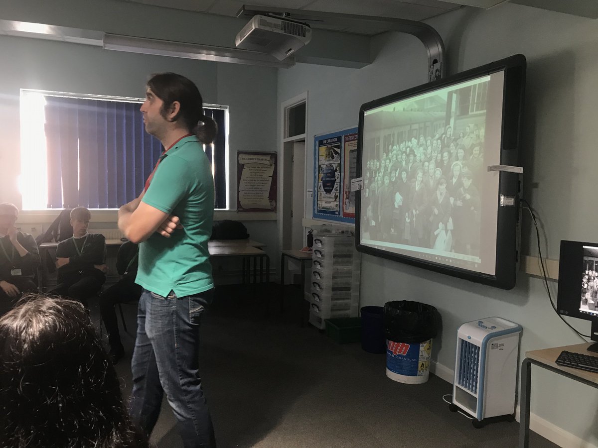 Many thanks to Dr Pemartin for giving up his time to talk to year 9s about refugees and the medical work he has done in refugee camps around the world - particularly Cambodia and Pakistan. Inspiring stories.