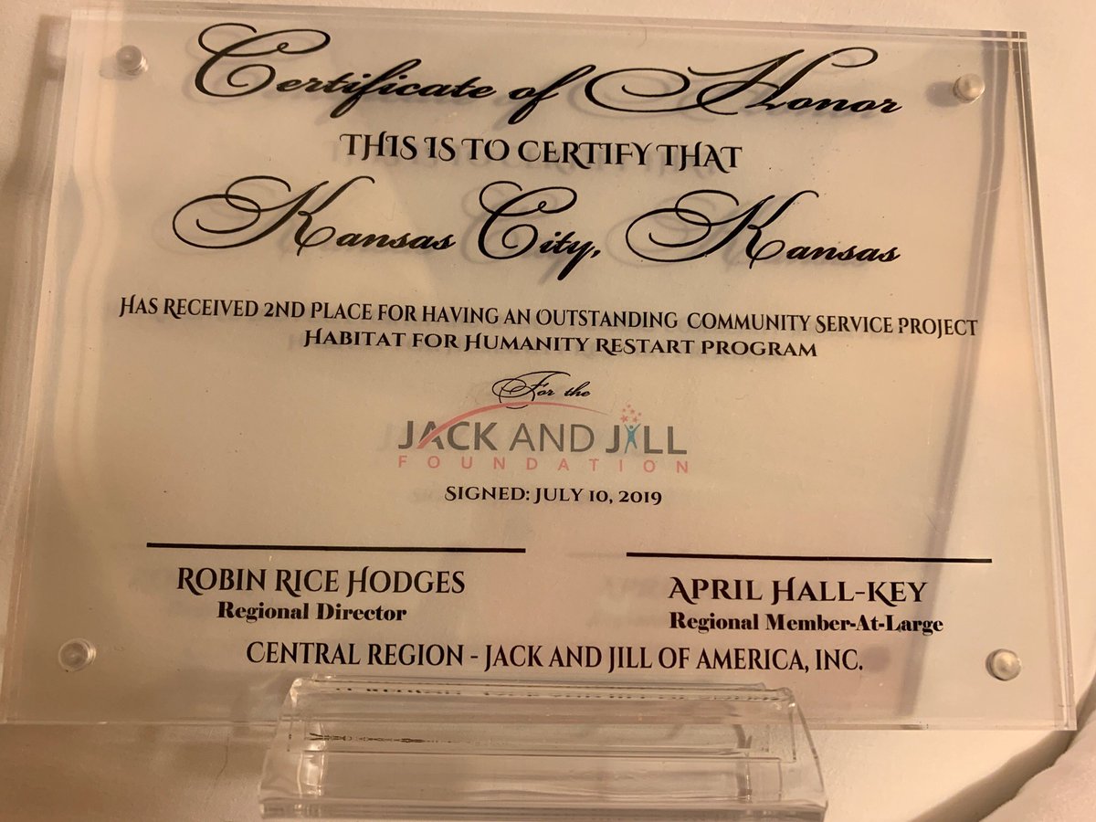 KCKJackandJill's tweet photo. We are very proud of our hardworking mother members and grateful to @CentralRegionJJ  for the recognition.  We can and will “do more” for our families and community in 2020! #longlivejackandjill https://t.co/Jk5kOACEHt
