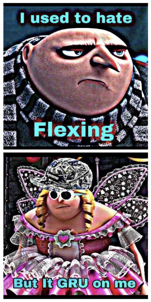 I hate flexing but it gru on me