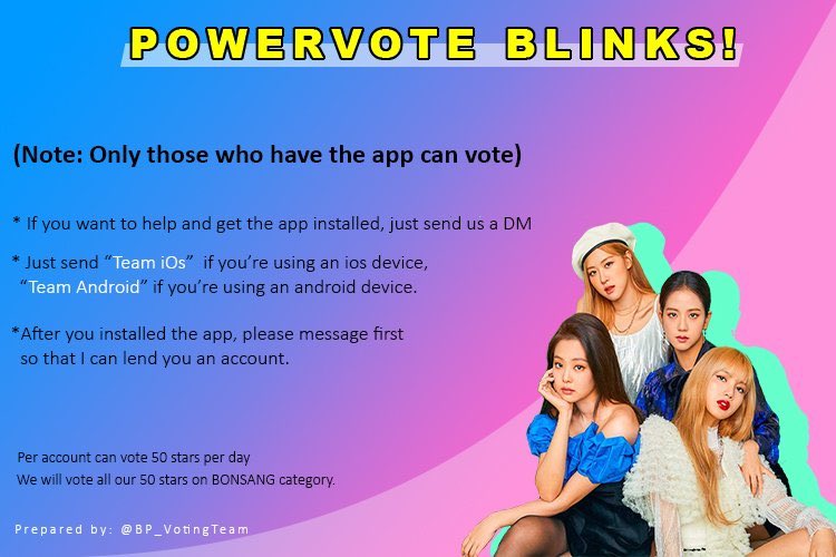 BLΛCKPIИK Voting Team tweet media