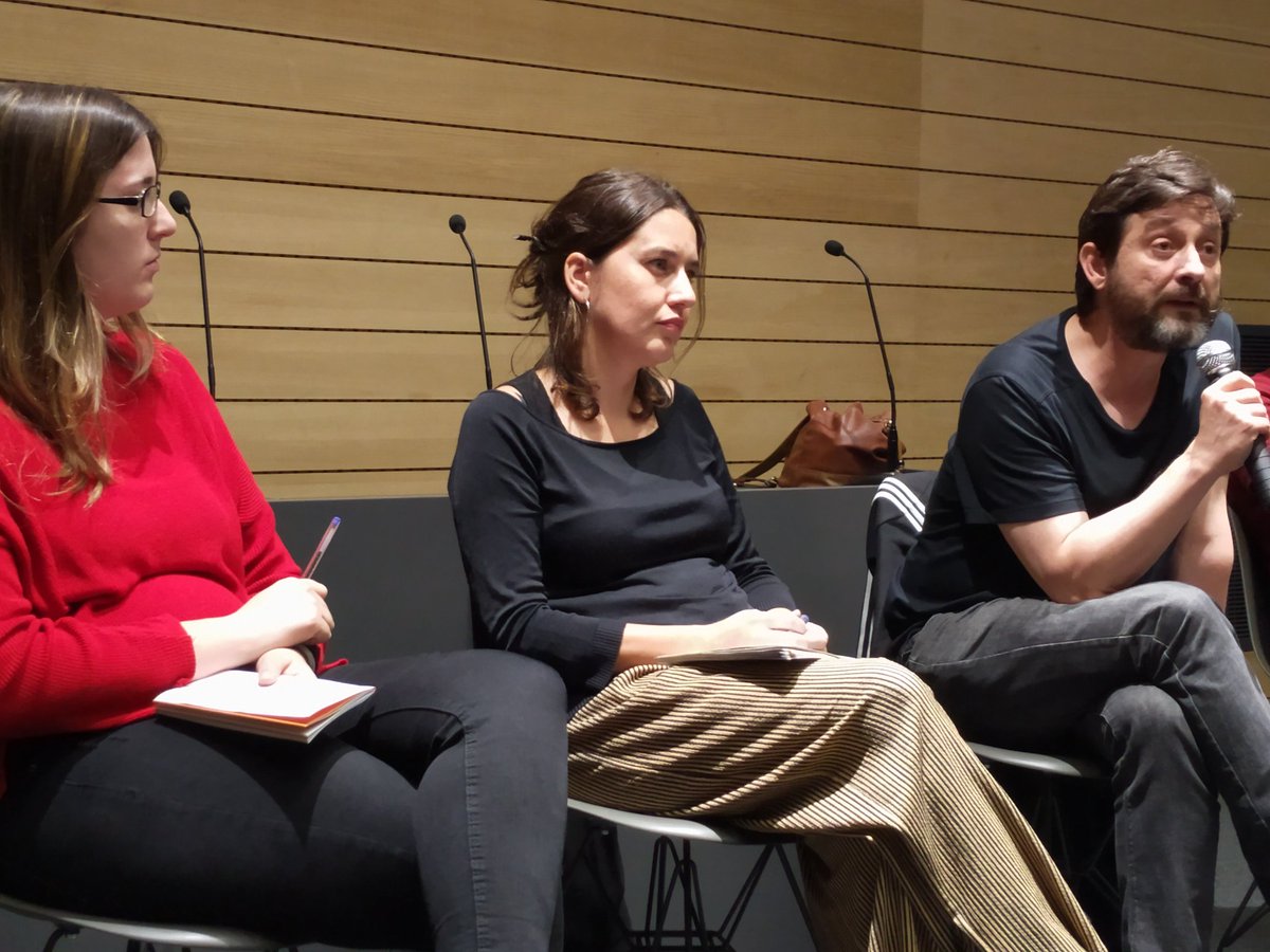 Scroll_live_'s tweet photo. Escuchando a @anamarcelloana y @MayoralRafa en Xixón: encuentro con los círculos de @ahorapodemos en Asturies. Pensando en común cómo fortalecer participación y organización desde la base 💜💪 https://t.co/7XaQENjdWx