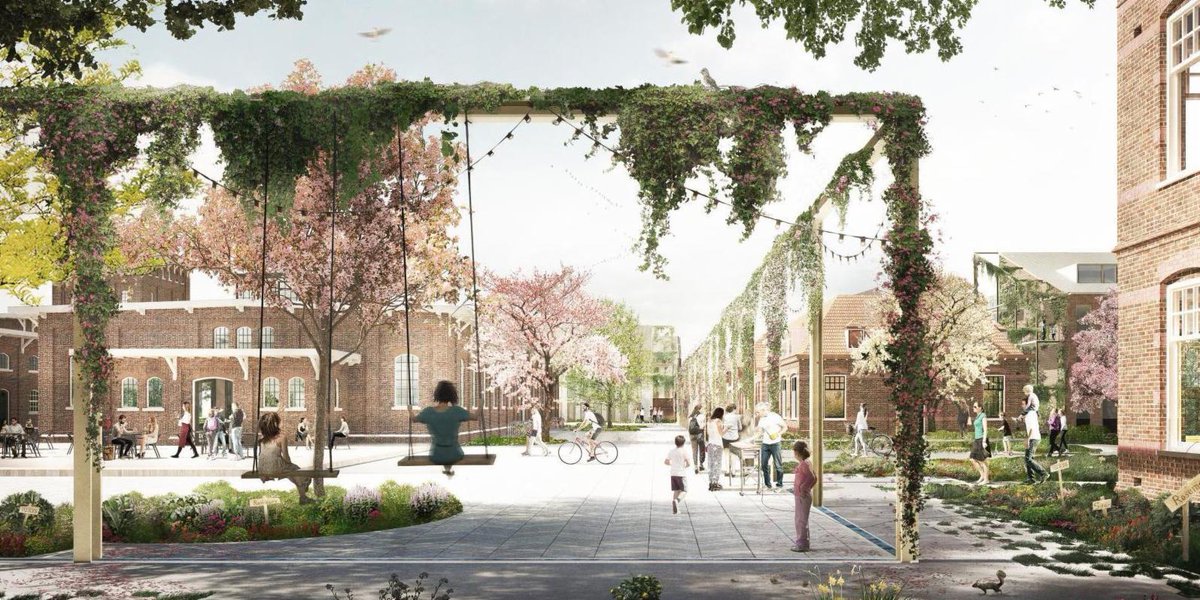 Op het terrein van het voormalige Slachthuis in #Haarlem verrijst een nieuw stukje stad. Er komen ruim 160 woningen en allerlei voorzieningen voor bewoners, bezoekers en ondernemers. Zaterdag start de tijdelijke programmering op het Slachthuisterrein: bit.ly/2XK6Ono