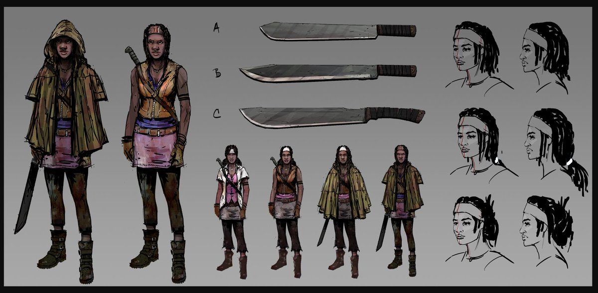 This gorgeous artwork is just a fraction of the 200+ pieces of concept art included the #TWDG Definitive Series Standard Pack! Character art, sketches, sneaky easter eggs, and more await you—preorder right now! bit.ly/TWD_DefSeries