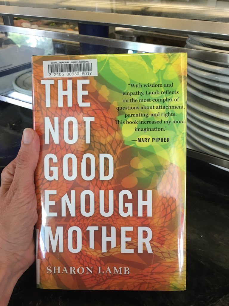 costajennifer's tweet photo. Today’s #cplreads title, a nonfiction book. ➡️ /The Not Good Enough Mother/ by @drsharonlamb Not a typical #summerreading pick, it was thought-provoking and heart-wrenching. #fostercare #othermothers #gratitude https://t.co/5eBOfDAuXs