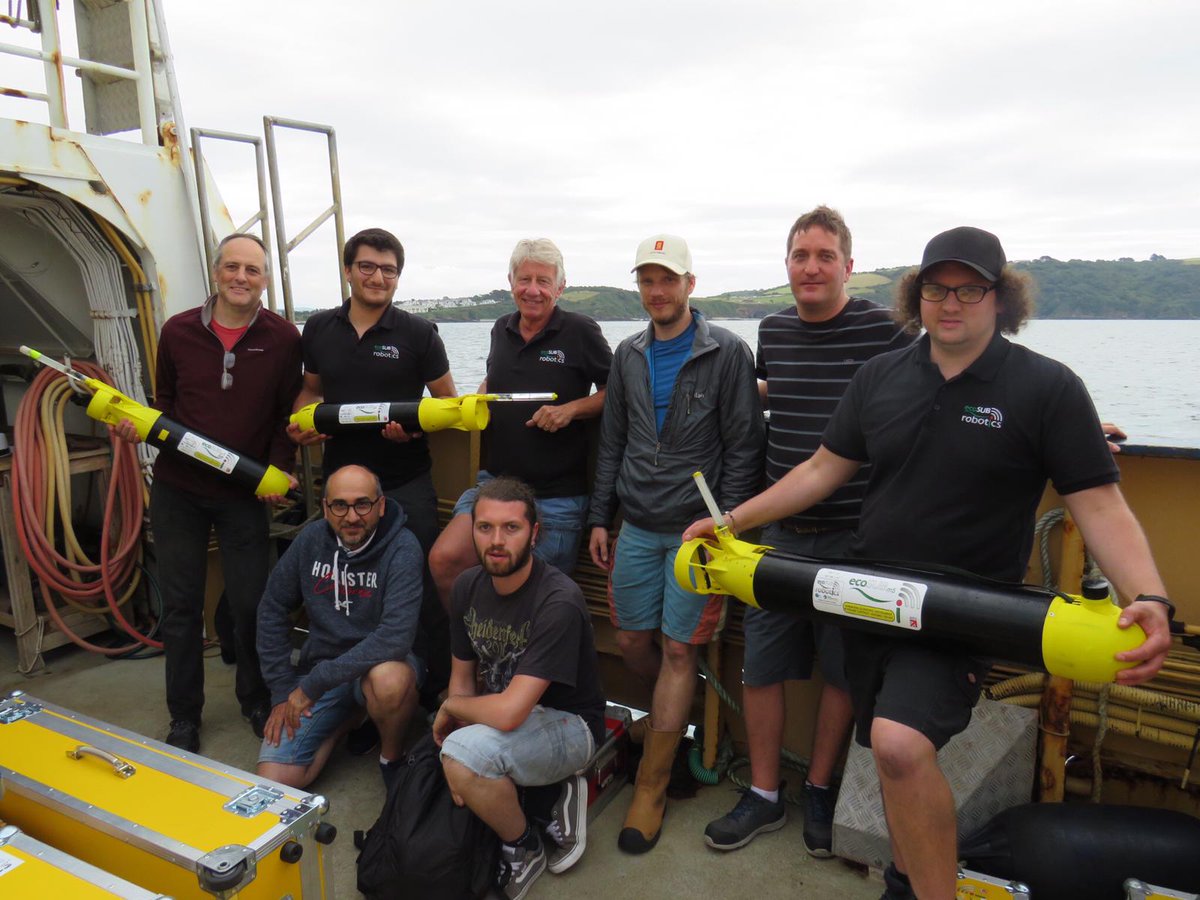planet_ocean's tweet photo. End of a great three days of multi vehicle testing off Plymouth.  Well done team @EcosubL and @NOCnews with fantastic support from @PlymouthMarine @SmartSoundPlym. https://t.co/rCO2lYHmCg
