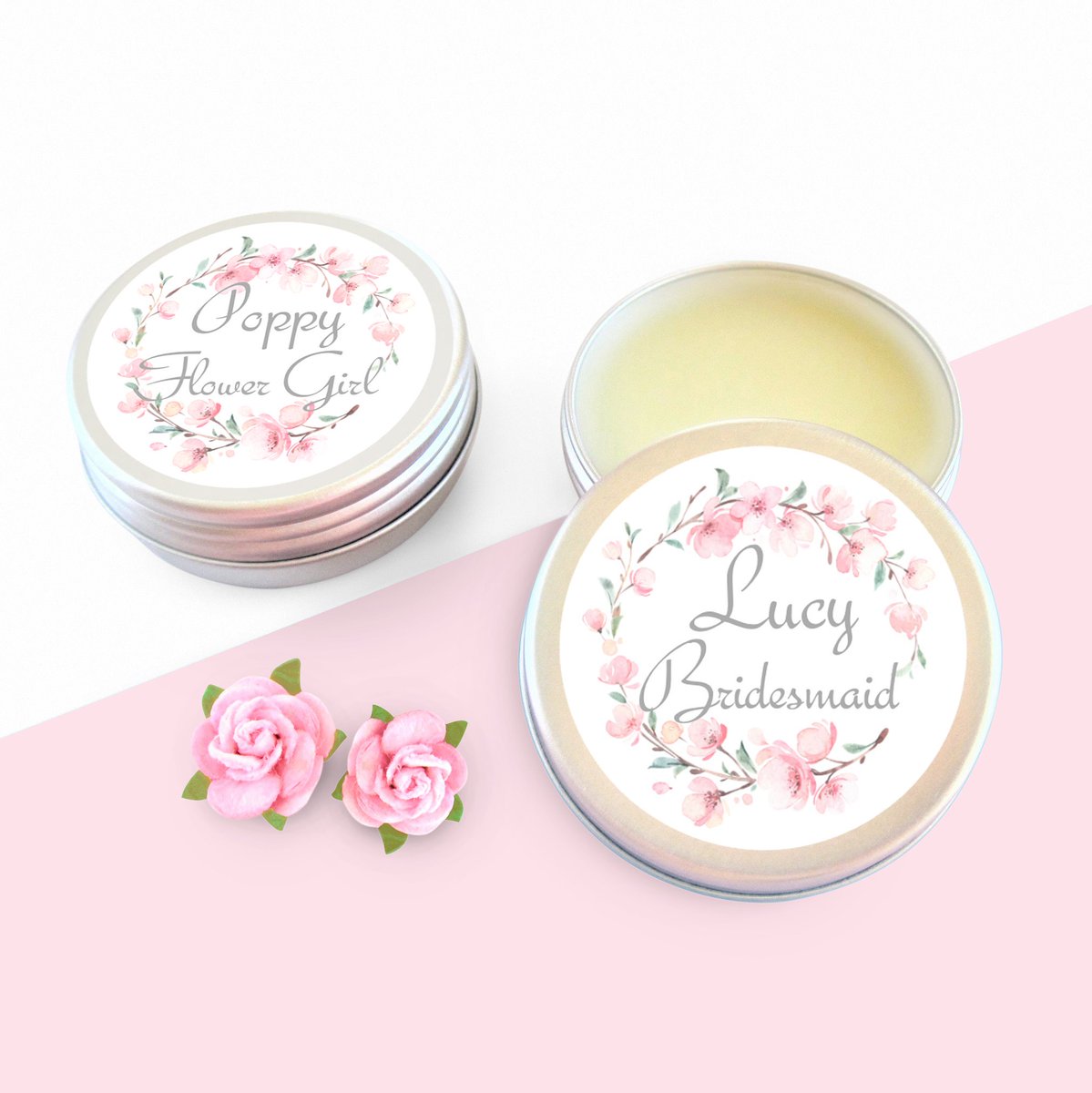 Personalised Wedding Lip Balm favours! The Girls will LOVE!
#womaninbiz #wnukrt #EarlyBiz #uksopro #etsy #Etsyuk #henparty #wedding #favours  #weddingfavours #bridalshower #bridalparty #bridesmaid #flowergirl