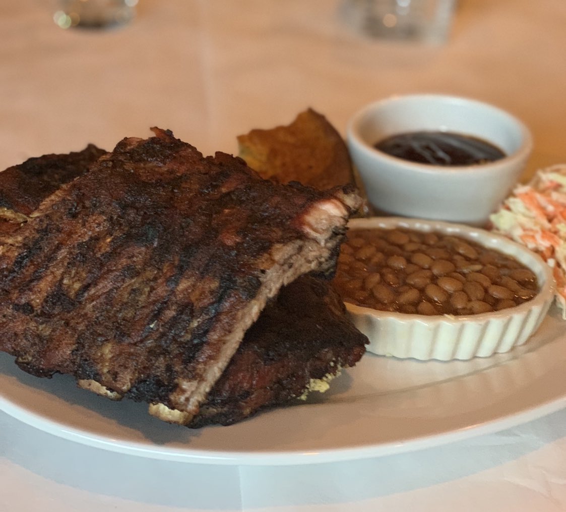 It’s summer time, let us grill for you. Thursday BBQ Rib Night  #newtraditions #food #bbqribs  #smokybbq