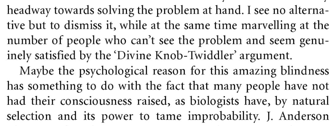 Why materialists need to stop using the monkeys on typewriters analogy and Christians need to stop worrying.Here's Dawkins’ commentary on why people are compelled by the fine-tuning argument. Well, let’s engage in some consciousness-raising of our own about probabilities.