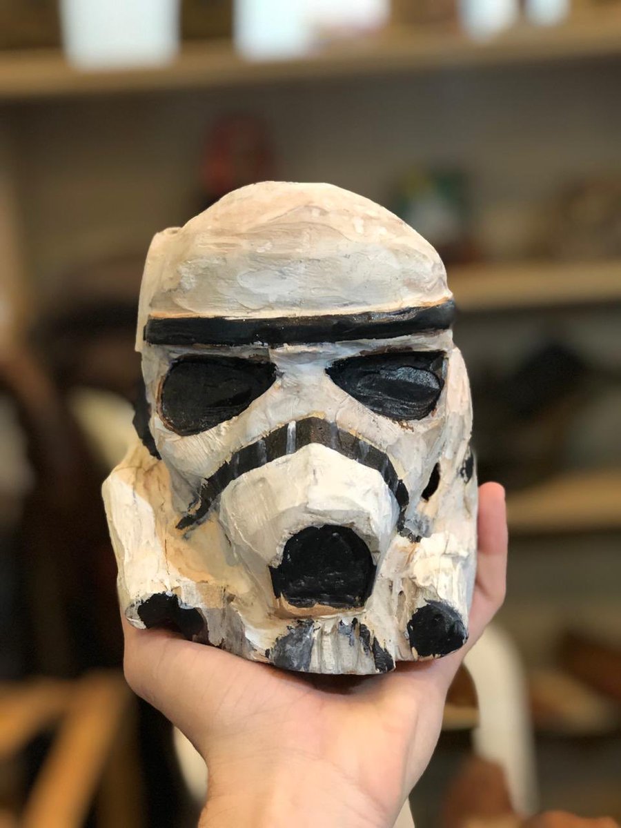 Tá bom pra tu essa homenagem a Star Wars em madeira? Tá não? Então vem pra Fenearte que tem um mói de coisa bonita 😌