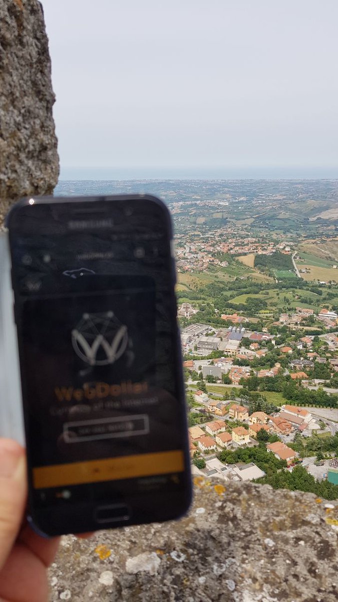 WebDollar_io's tweet photo. #WEBDOLLARISHERE in San Marino #Italy #staking and ready to transfer or receive any amount of $WEBD anywhere on the planet. This is the power of the easiest to use #crypto in the world! #WebDollar #blockchain #cryptocurrency #ALTSEASON #tech #money #economics https://t.co/qSnDDFTum1