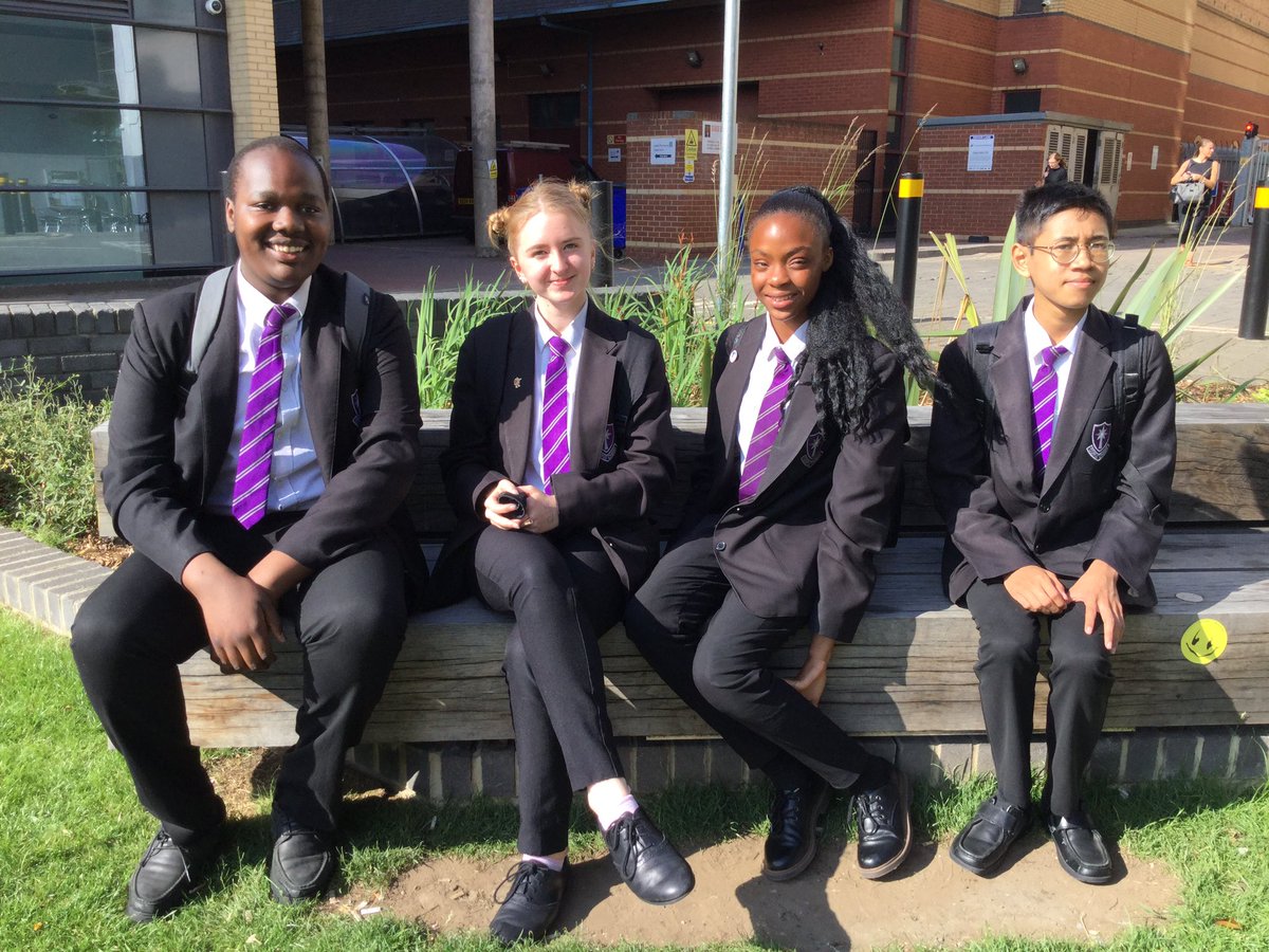 Catching a bit of sun before the concert starts.