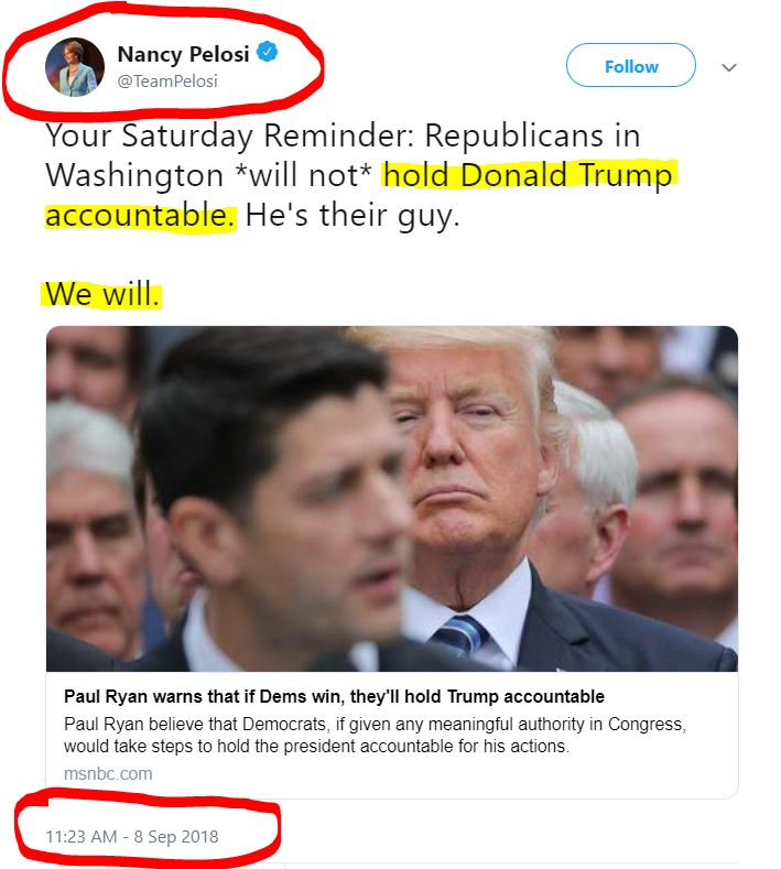 2beps3's tweet photo. @SpeakerPelosi @realDonaldTrump You & Trump both need to go.
This picture was posted in a response to me today. It exactly emphasizes my complete lack of confidence in you as Speaker.
It's time for a new Speaker of the House & I for one would like for it to be #BarackObama. Vacation Over!
#BringBarackBack https://t.co/yqylxkDR9U