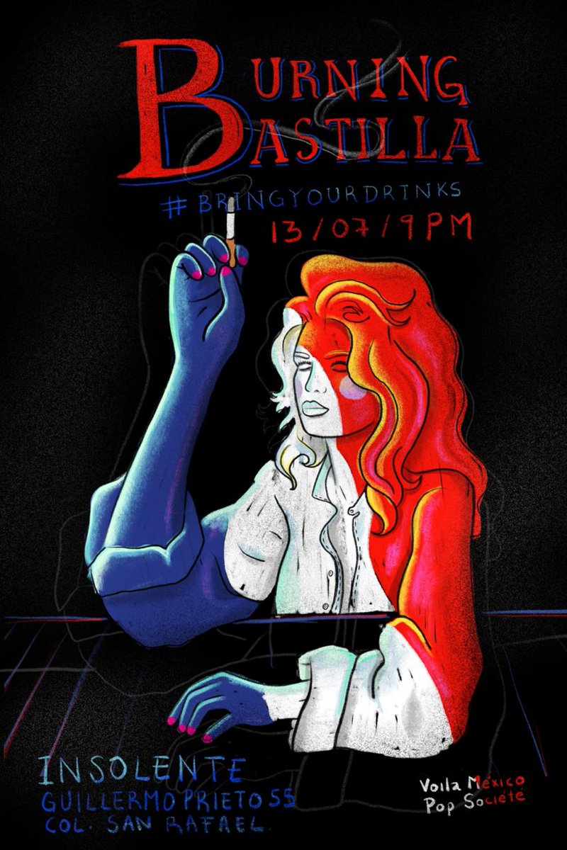coucou_lola's tweet photo. #CDMX #AgendaCoucouLola
Voilà México y @Pop_Societe te invitan a celebrar el Día de Francia #BastilleDay.
Sábado 13/7, 9 pm, Insolente Galería.
#BurningBastilla #BringYourDrinks + Sets de @Toust_ #JohnHood y @ay_Lola (#CoucouLola ! Selector)
Registro https://t.co/tpcYydg1CT https://t.co/IebbyoauQx