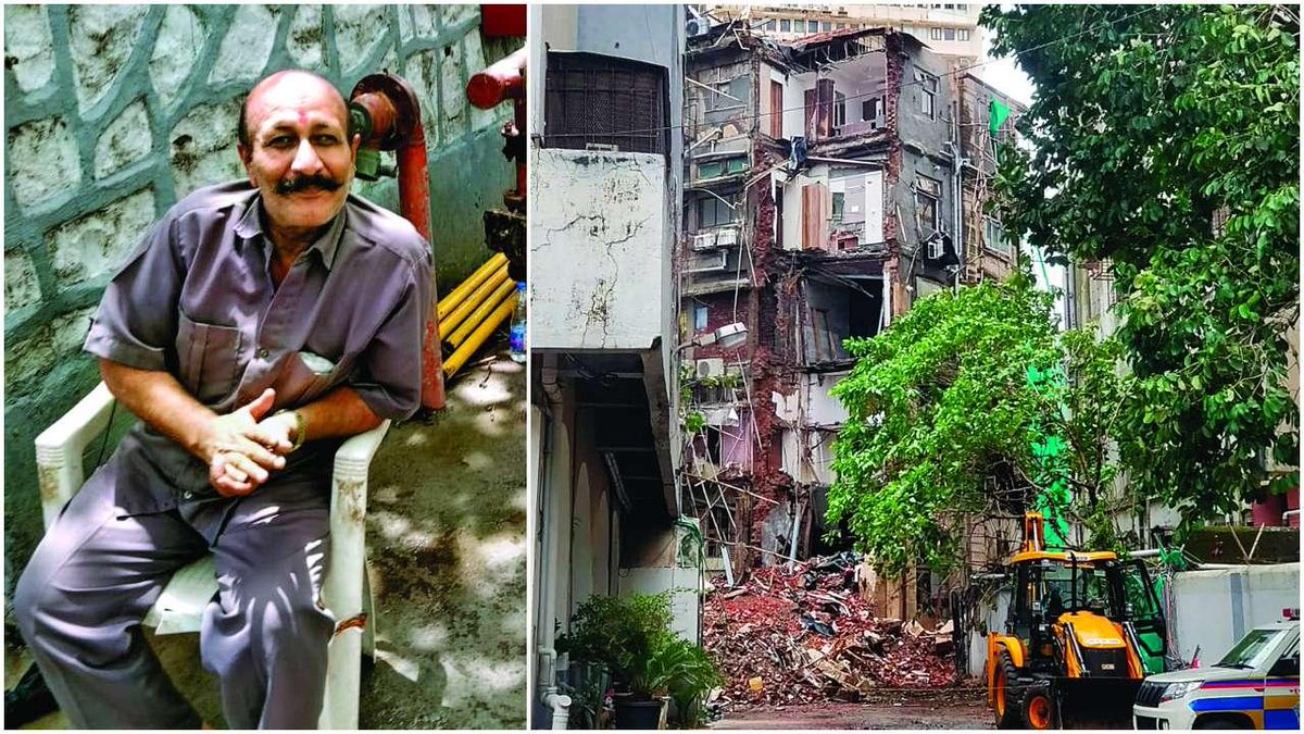 Mumbai security guard saved 15 families before part of building caved in
