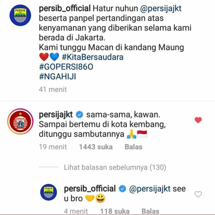 Gratitude makes sense of past, brings peace for today and creates a vision for tomorrow.
-
And The real and lasting victories are those of peace, and not of war. 
#theJakmania 
#Bobotoh
#FootballforUnity