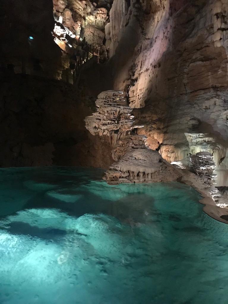 A few more pics of our wonderful students at the fabulous Gouffre de Padirac this afternoon #agspride #Dordogne2019