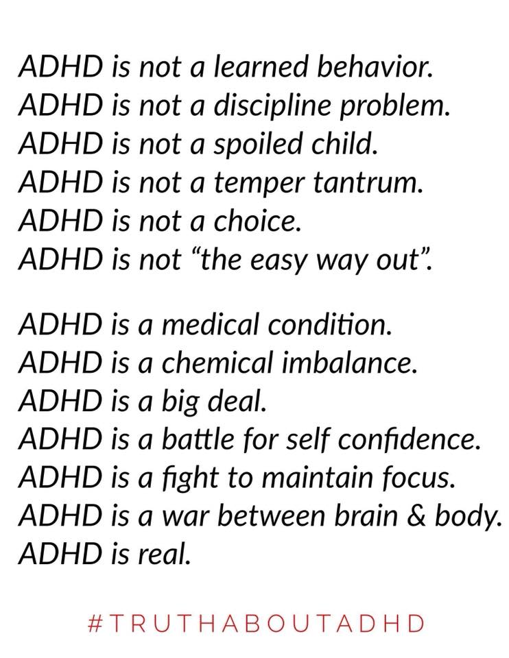 #ADHD is not a choice! #mentalhealth 
#MentalHealthMatters #TruthAboutADHD
