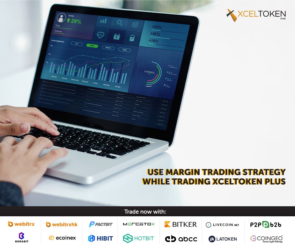 XcelPayVentures's tweet photo. "Margin trading is a method of trading assets using funds provided by a third party.
Use this strategy to make profits while XcelToken Plus."
#tradingplan #trading #tradingstrategy #crypto #bitcointrading #daytraderslife #learntotrade #daytraderlife https://t.co/jM27KusAgl