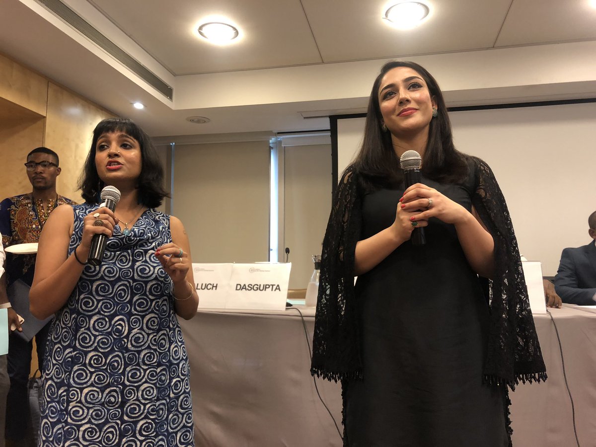 Today we’re hearing global voices of #SDG16 + #HLPFxIPI first up Rudrani Dagupta & Ramsha Baluch of Chai Ki Dukaan who are building bridges across #India / #Pakistan divide @ipinst