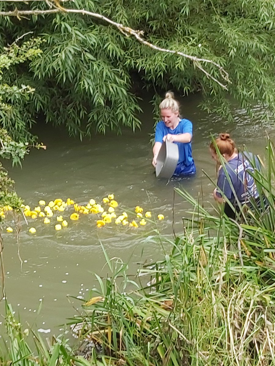 WCADofE's tweet photo. Thinking the anual duck race was a little cold this year.
Well done to Mrs Daniel Brown and Kahli Hallinan for their ducks coming in first 🐤🐤 https://t.co/57zJtjWcUc