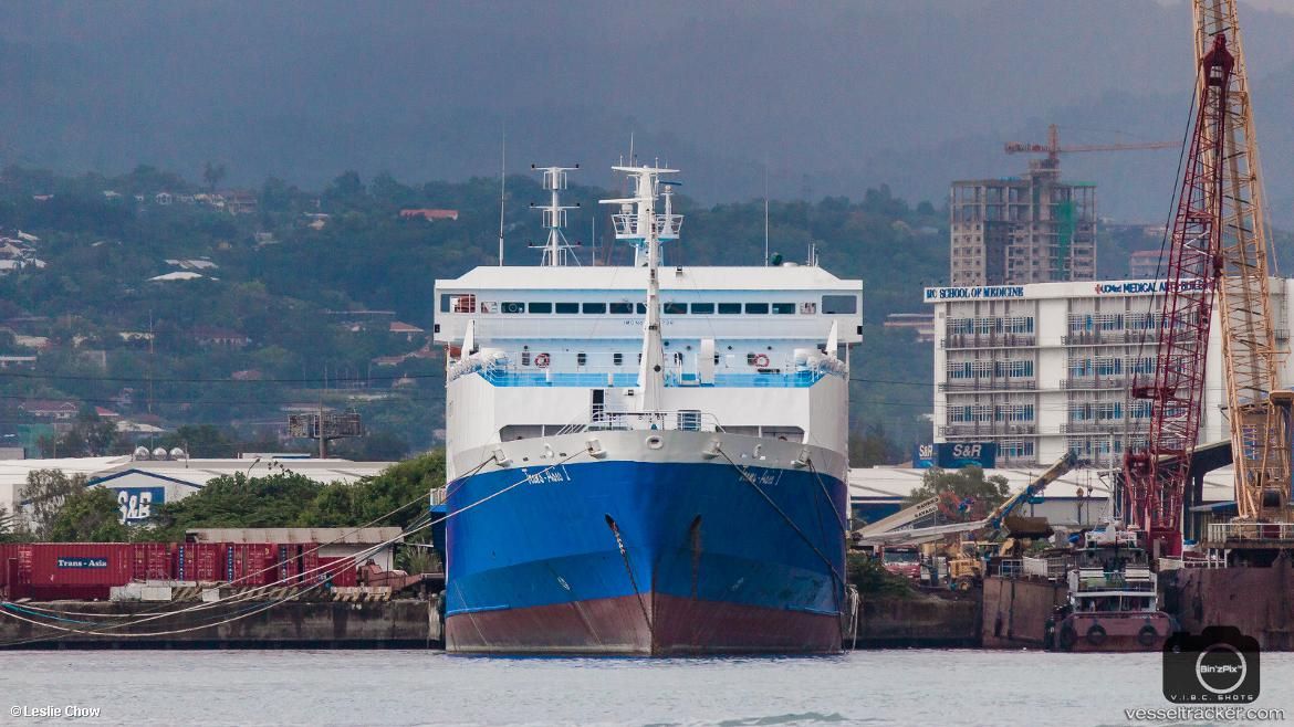July 10 a fire broke out aboard #roroship "Trans-Asia 1" while docked at Cruz Wharf in Cebu, Philippines. No oil spills have been reported, check out the #vessel's historical track w/ @Genscape #Vesseltracker: https://bit.ly/2hKyLM9