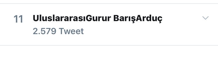 Barış Arduç için başlattığımız tag an itibariyle Türkiye gündeminde! 🌸 
UluslararasıGurur BarışArduç 

#BarışArduç #BİAF