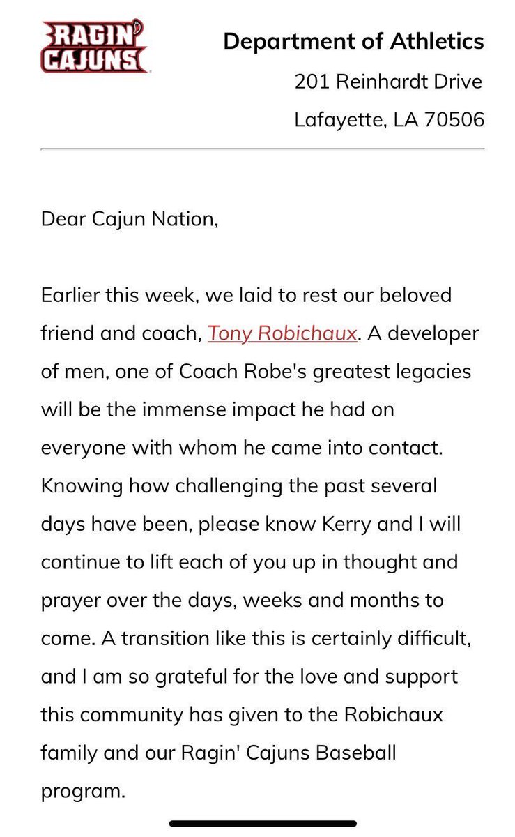 TheTigue's tweet photo. I trust @MaggardB #CajunsBaseball 🤟 https://t.co/QdLB5668aU