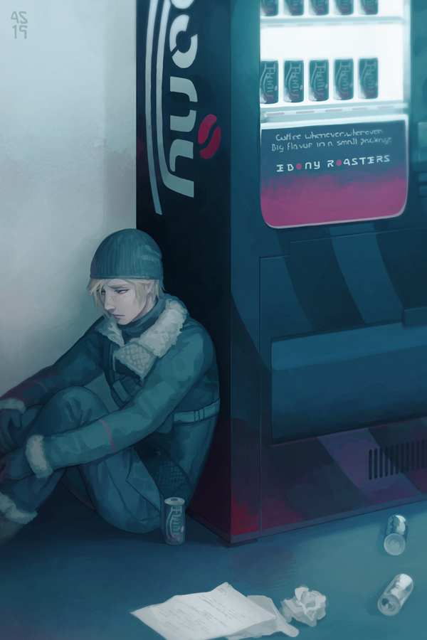 My full piece for the <a href="/ffxvcelebration/">FFXV Celebration Zine</a> zine ft. those vending machine blues #ffxv #prompto #プロンプト

こんな素敵な本に寄稿できて光栄です💙