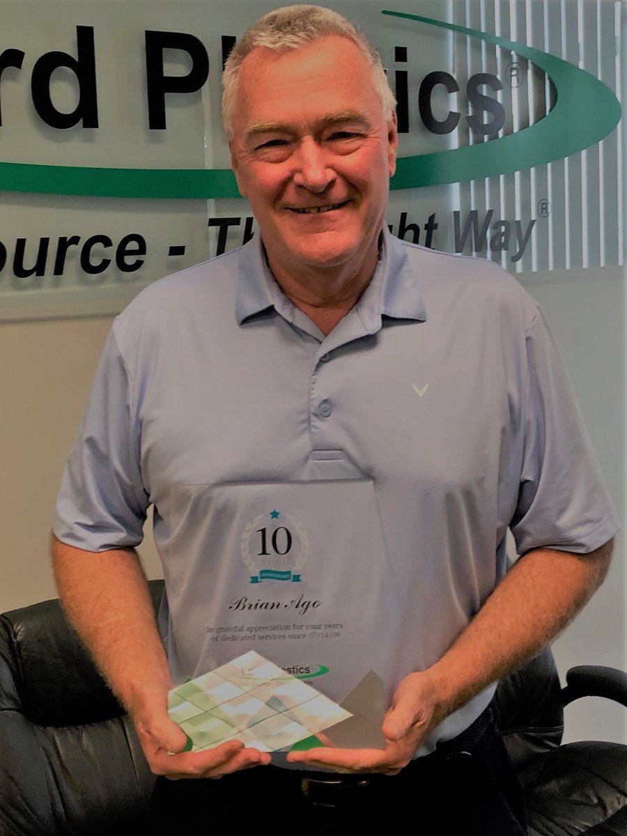 LairdBoston's tweet image. A big congratulations to Brian Ago as he celebrates 10 years with @Laird_Plastics in Boston.  Thank you for your dedicated service!