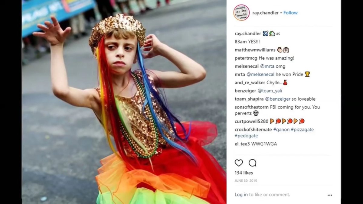 Here is an Instagram post from Ray Chandler of a kid in dragYes, that's that Desmond kid https://www.yahoo.com/lifestyle/family-drag-kid-desmond-11-investigated-authorities-211527832.htmlHis parents were investigated on March 15th this year by child protective services  #QAnon  #WWG1WGA  #GreatAwakening  #DarkToLight  #Epstein  #RayChandler  #Desmond