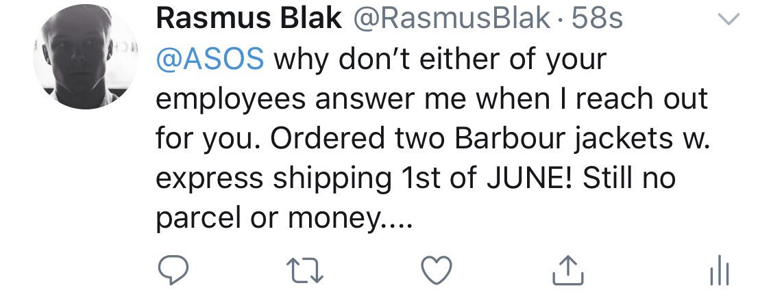 RasmusBlak's tweet photo. @ASOS_HeretoHelp same for you guys... https://t.co/dYJQsBM93m