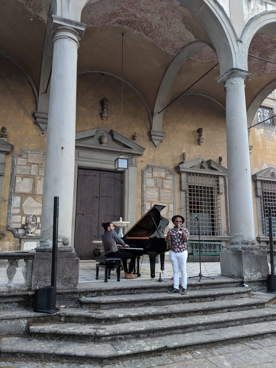 NGF_Firenze's tweet photo. Warming up our beautiful #Florence venue, Giardini Corsini with a Jazz concert last week. Counting down the days until August's #NGFWeek! #ThrowbackThursday https://t.co/Yk1XbbEpB2