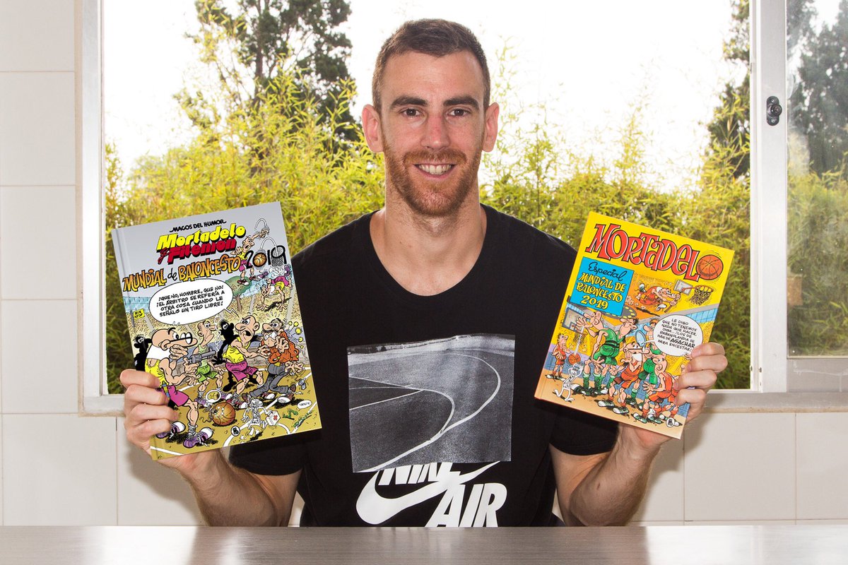 Victor_Claver's tweet photo. ¡Mortadelo y Filemón vuelven para el Mundial de Baloncesto! SORTEO 5 ejemplares de cada cómic #MortadeloBaloncesto FIRMADOS y dedicados por el propio Ibáñez y por mi ¡Solo tenéis que hacer RT de este tweet! Hasta el 18/07 @megustaleer #FIBAWC #WORLDGOTGAME #FibaWorldCup2019 https://t.co/91R0o08r3g