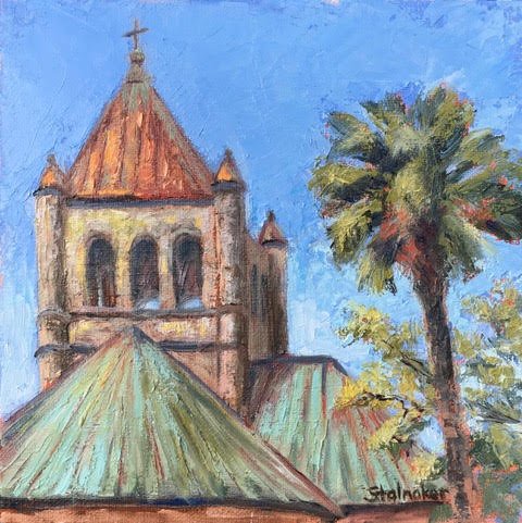 martingallery's tweet photo. New paintings of the Holy City by Sheryl Stalnaker 💙 #holycity #churchsteeples #charleston #chucktown #chsart #charlestonartist #charlestongalleries https://t.co/PhvlvDJ2yM
