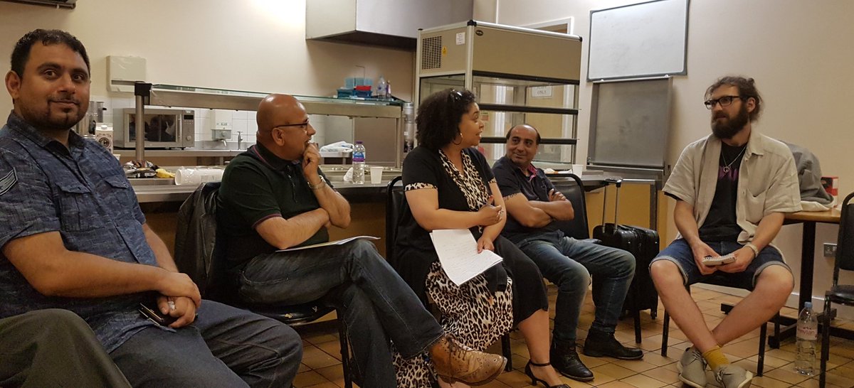 Imrana_M_'s tweet photo. Project Director @RevolutonArts Jenny Williams speaking about her journey in setting up #TaketheSpace and discussing the opportunities & barriers in the arts #rootstoeventsmanagement #creativecafe #burypark https://t.co/0gLZdOAzZl